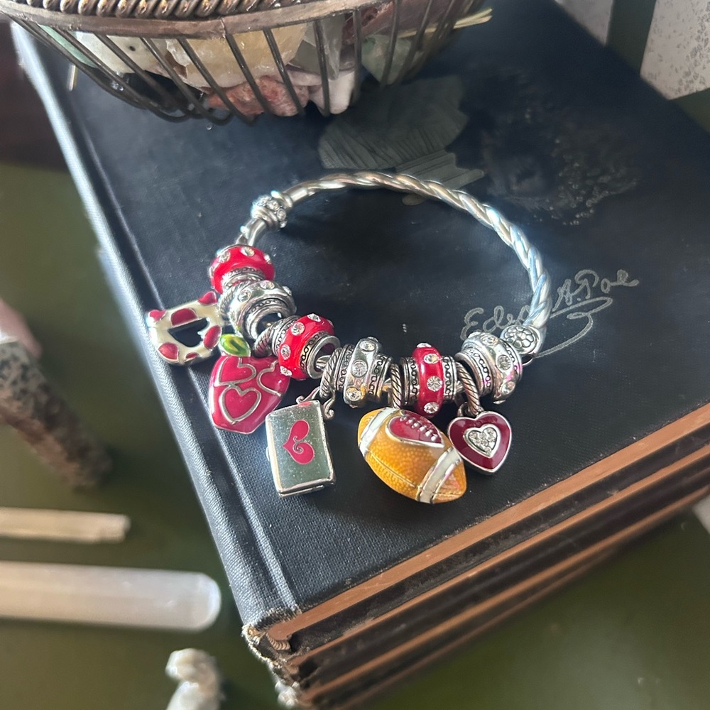Brighton Red Charm Bracelet